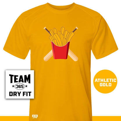 Performance T-Shirt - MULTIPLE COLORS AVAILABLE - Team Rally Fries Baseball - 83Swag