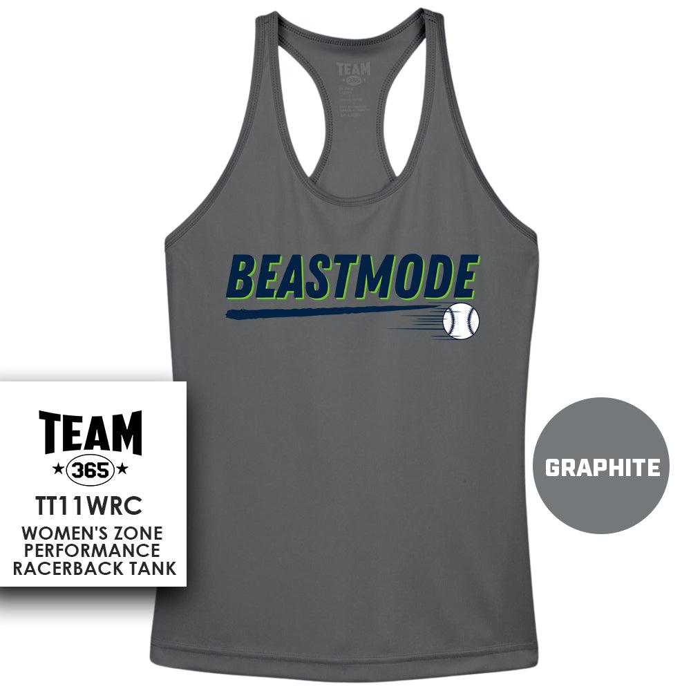 Performance Women’s Racerback T - Arkansas Beastmode Baseball - 83Swag