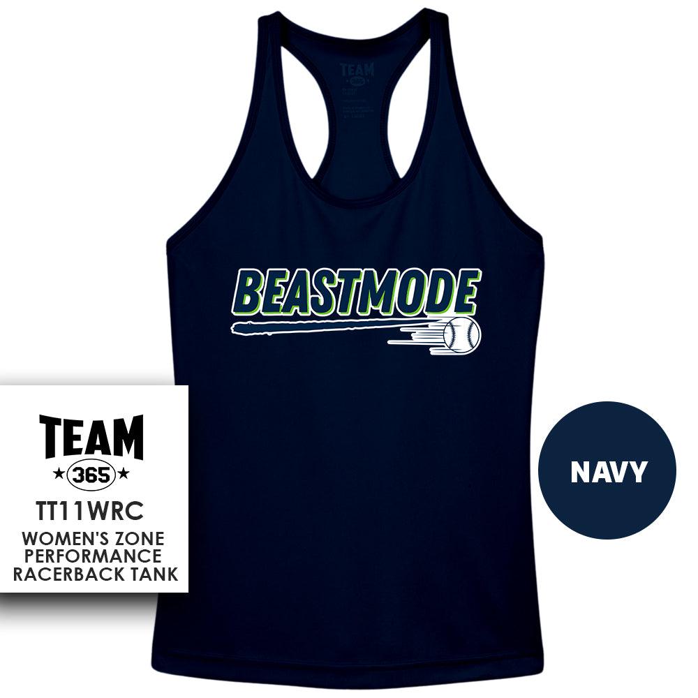 Performance Women’s Racerback T - Arkansas Beastmode Baseball - 83Swag