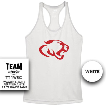 Performance Women’s Racerback T - Crosby Cougars V2 - 83Swag