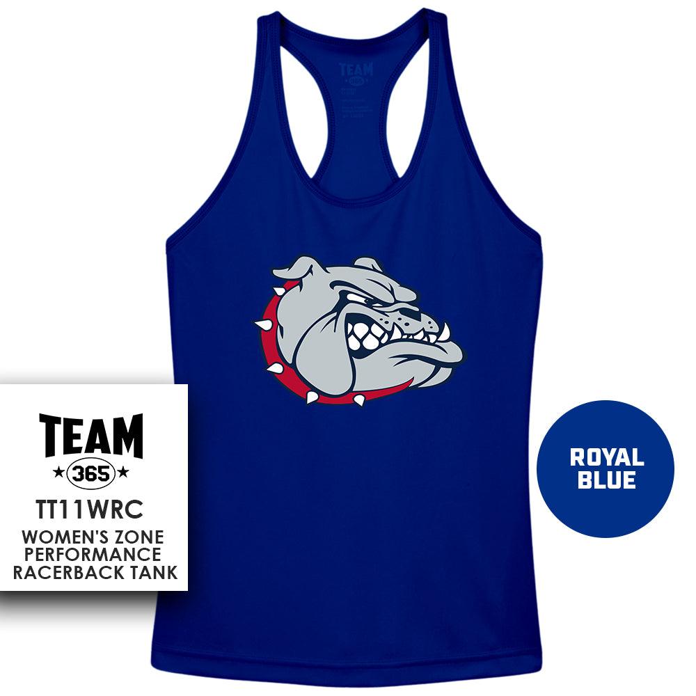 Performance Women’s Racerback T - Maumelle Bulldogs Baseball - ROYAL - 83Swag