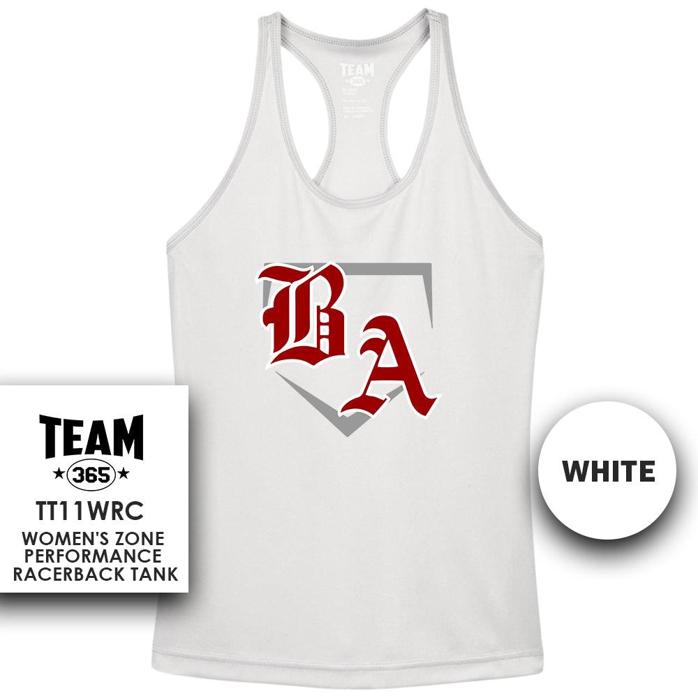 Performance Women’s Racerback T - MULTIPLE COLORS AVAILABLE - Bat Attack Baseball - 83Swag