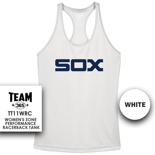 Performance Women’s Racerback T - MULTIPLE COLORS AVAILABLE - East Coast Sox Baseball - 83Swag