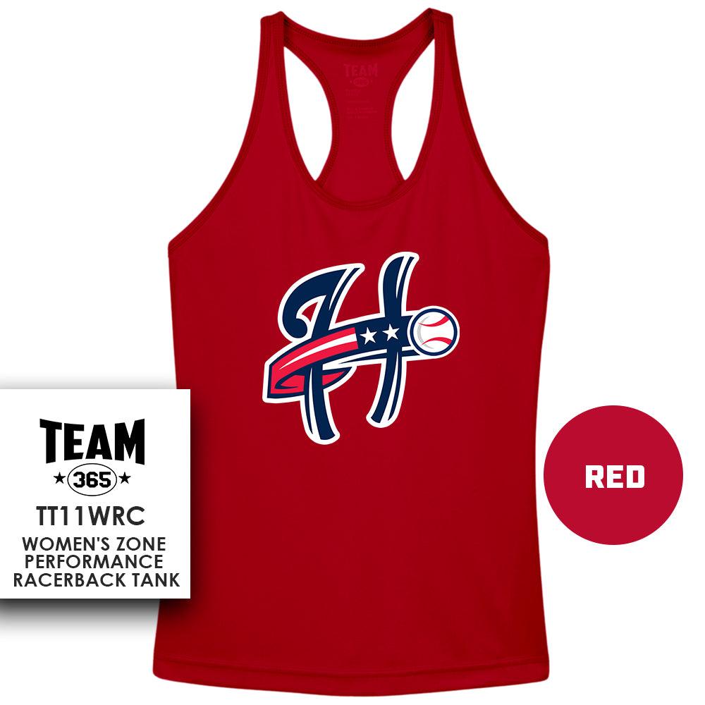 Performance Women’s Racerback T - MULTIPLE COLORS AVAILABLE - Hooten Hitters - 83Swag