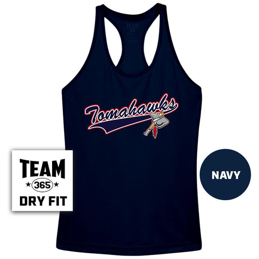 Performance Women’s Racerback T - MULTIPLE COLORS AVAILABLE - Land O Lakes Tomahawks Baseball - 83Swag