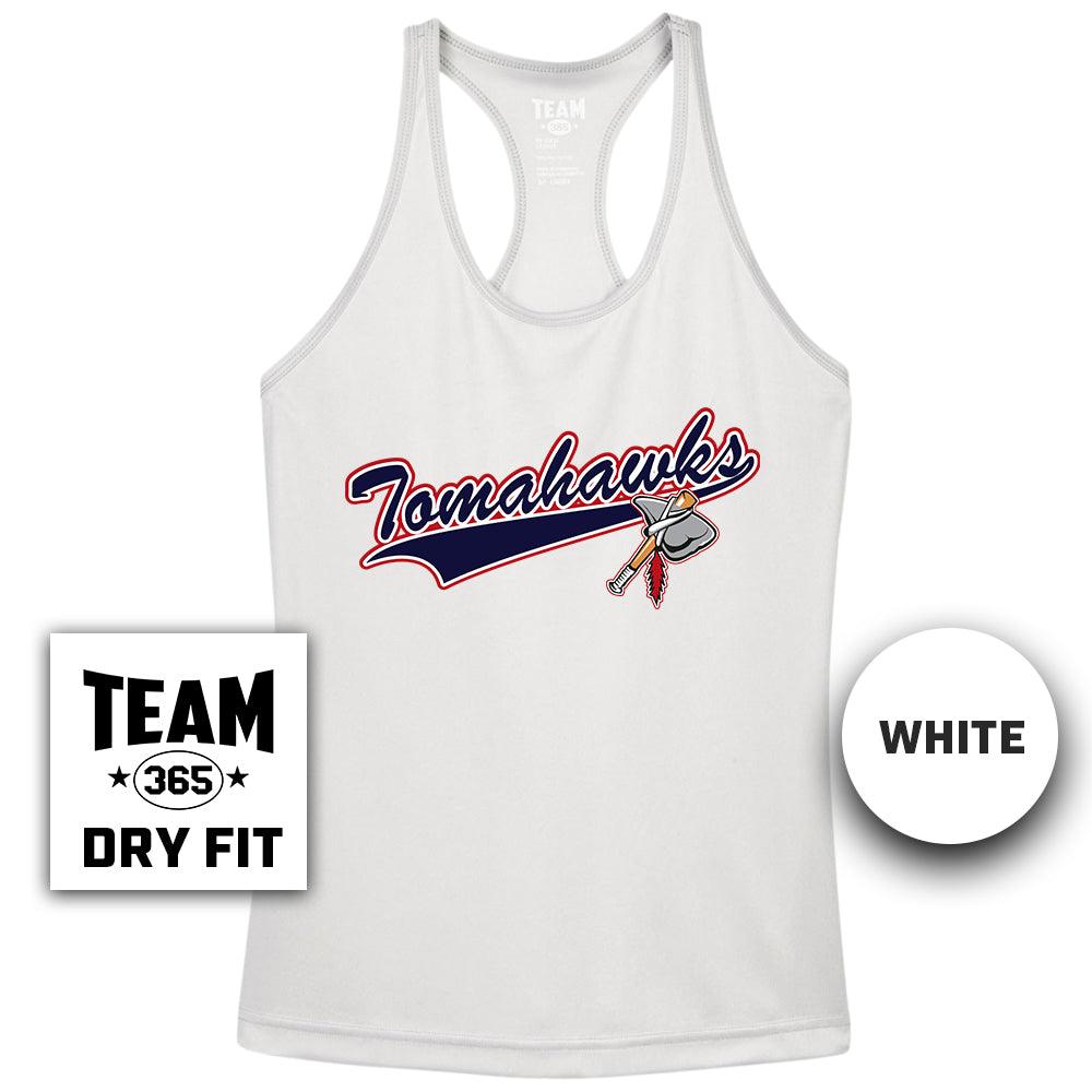 Performance Women’s Racerback T - MULTIPLE COLORS AVAILABLE - Land O Lakes Tomahawks Baseball - 83Swag