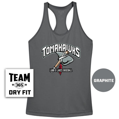 Performance Women’s Racerback T - MULTIPLE COLORS AVAILABLE - Land O Lakes Tomahawks Baseball OG - 83Swag