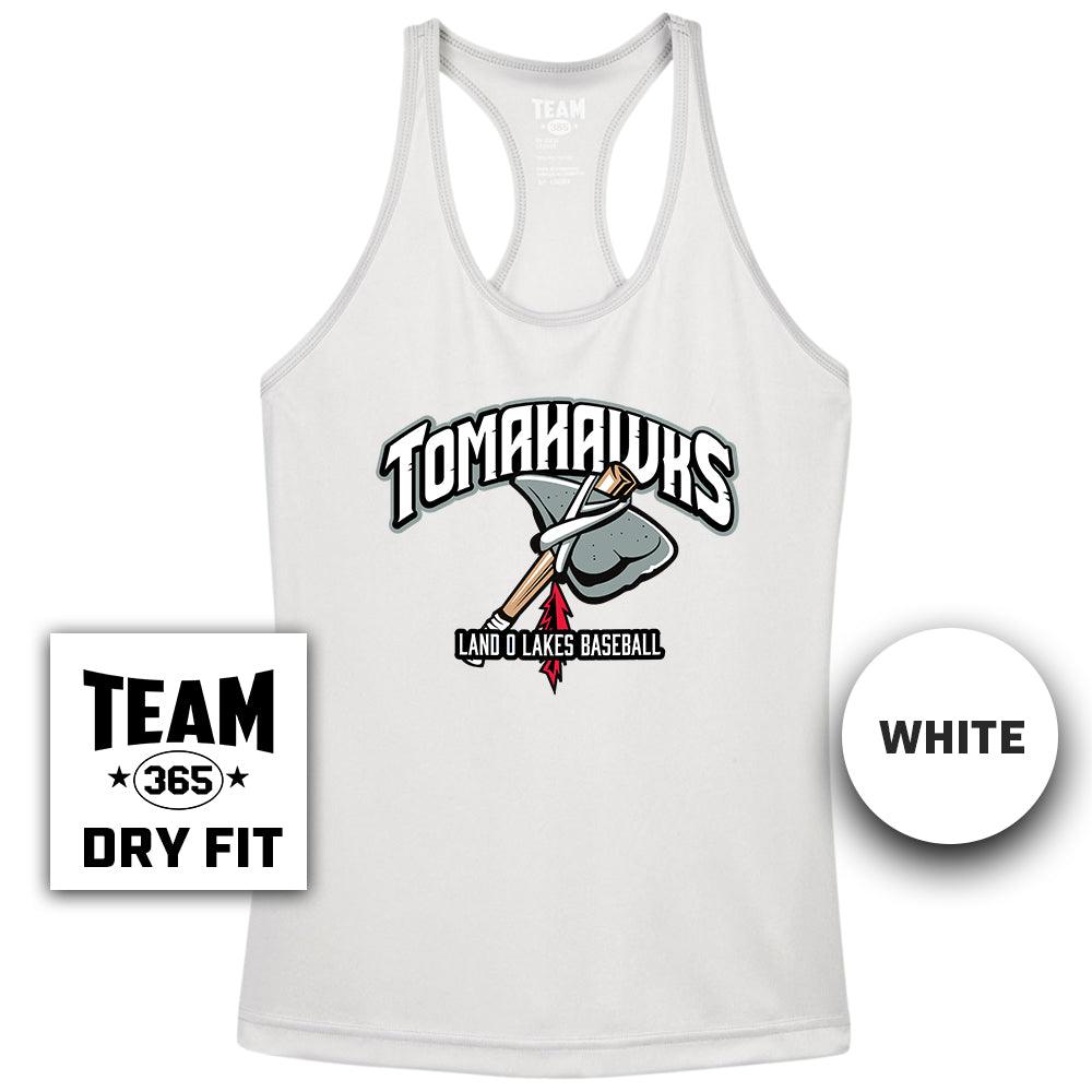 Performance Women’s Racerback T - MULTIPLE COLORS AVAILABLE - Land O Lakes Tomahawks Baseball OG - 83Swag