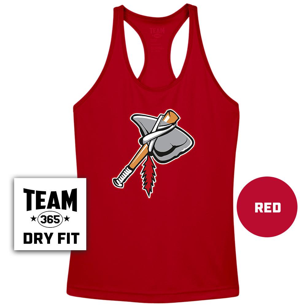 Performance Women’s Racerback T - MULTIPLE COLORS AVAILABLE - Land O Lakes Tomahawks Baseball V2 - 83Swag