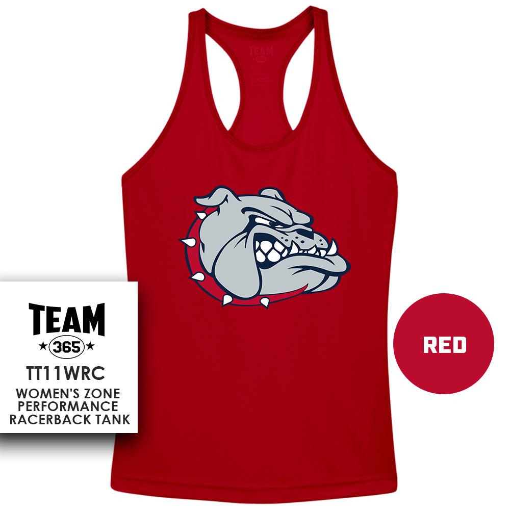 Performance Women’s Racerback T - MULTIPLE COLORS AVAILABLE - Maumelle Bulldogs Baseball - 83Swag