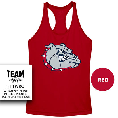 Performance Women’s Racerback T - MULTIPLE COLORS AVAILABLE - Maumelle Bulldogs Baseball - 83Swag