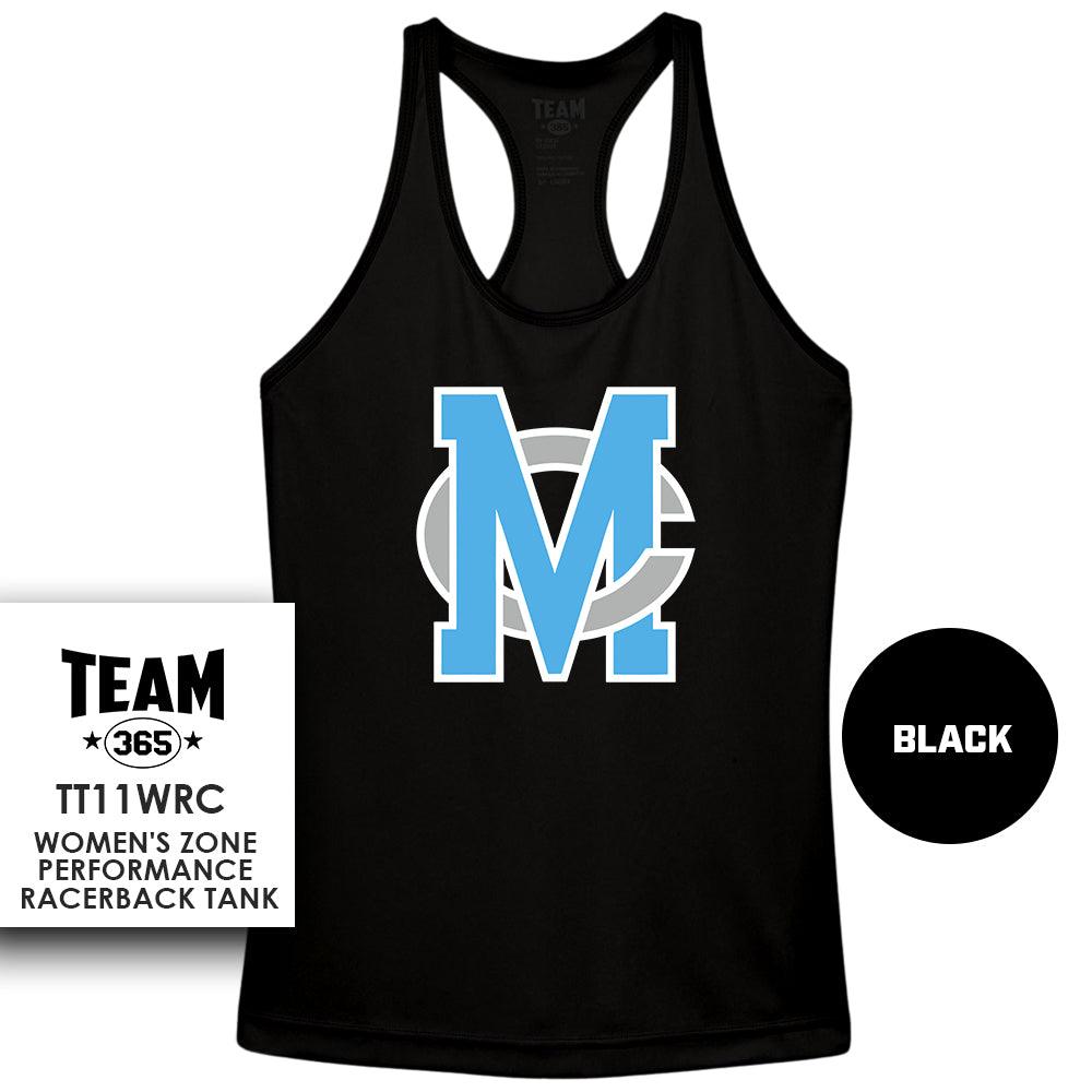 Performance Women’s Racerback T - MULTIPLE COLORS AVAILABLE - MC Stallions Baseball - 83Swag