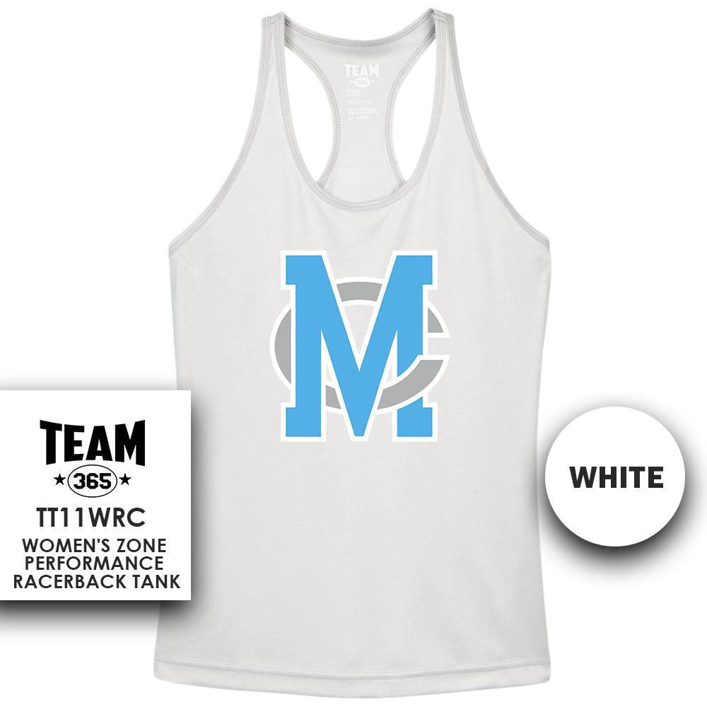 Performance Women’s Racerback T - MULTIPLE COLORS AVAILABLE - MC Stallions Baseball - 83Swag