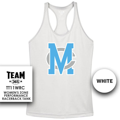 Performance Women’s Racerback T - MULTIPLE COLORS AVAILABLE - MC Stallions Baseball - 83Swag