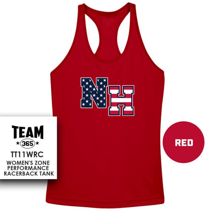 Performance Women’s Racerback T - MULTIPLE COLORS AVAILABLE - North Hunterdon Baseball - 83Swag