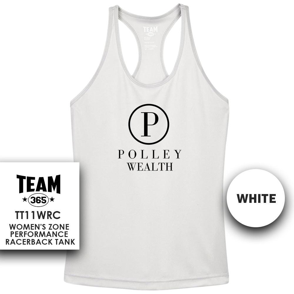 Performance Women’s Racerback T - MULTIPLE COLORS AVAILABLE - Polley Wealth Management - 83Swag