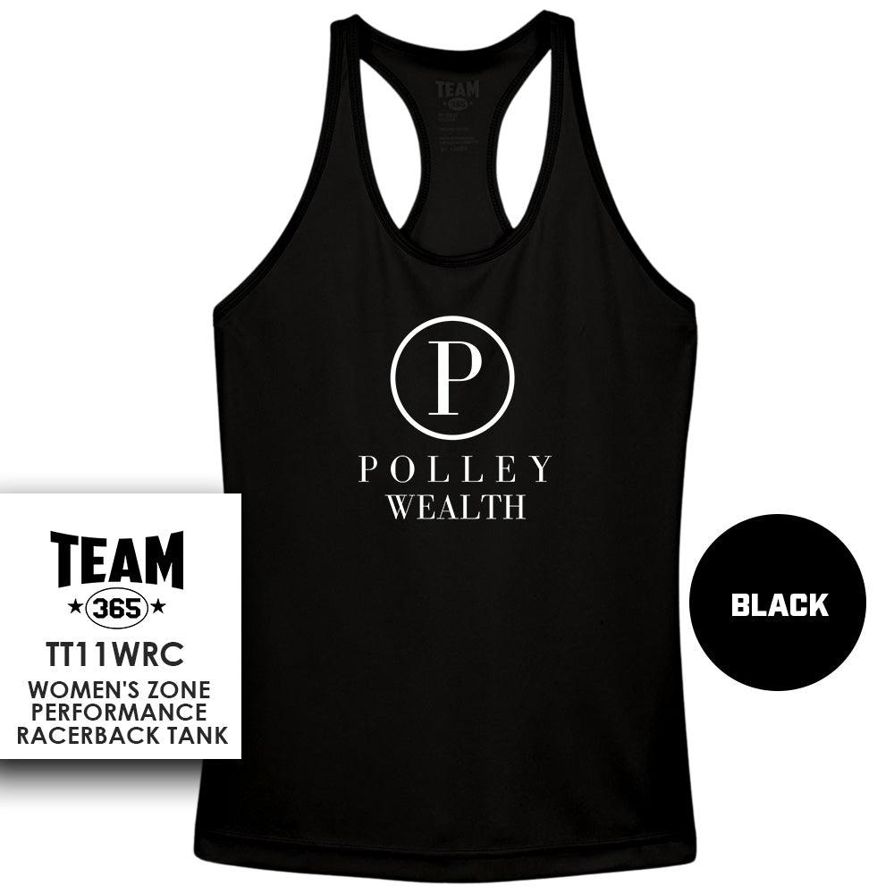 Performance Women’s Racerback T - MULTIPLE COLORS AVAILABLE - Polley Wealth Management - 83Swag