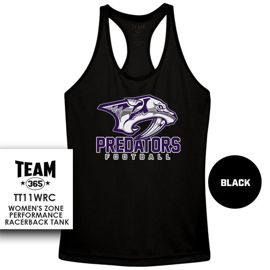 Performance Women’s Racerback T - MULTIPLE COLORS AVAILABLE - Predators Football - 83Swag