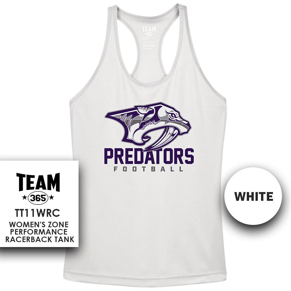 Performance Women’s Racerback T - MULTIPLE COLORS AVAILABLE - Predators Football - 83Swag