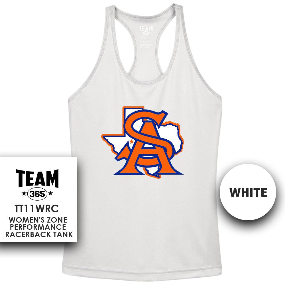 Performance Women’s Racerback T - MULTIPLE COLORS AVAILABLE - San Angelo Central Football V1 - 83Swag