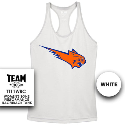 Performance Women’s Racerback T - MULTIPLE COLORS AVAILABLE - San Angelo Central Football V2 - 83Swag