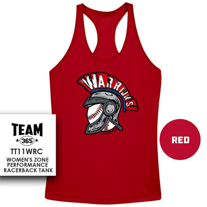 Performance Women’s Racerback T - MULTIPLE COLORS AVAILABLE - Waterford Warriors - 83Swag