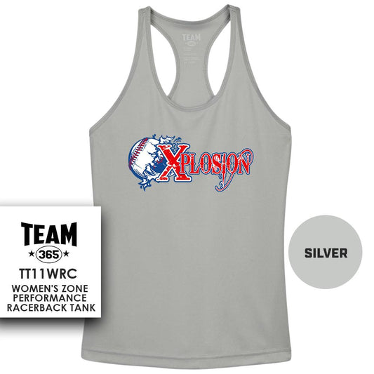 Performance Women’s Racerback T - MULTIPLE COLORS AVAILABLE - Xplosion Baseball - 83Swag