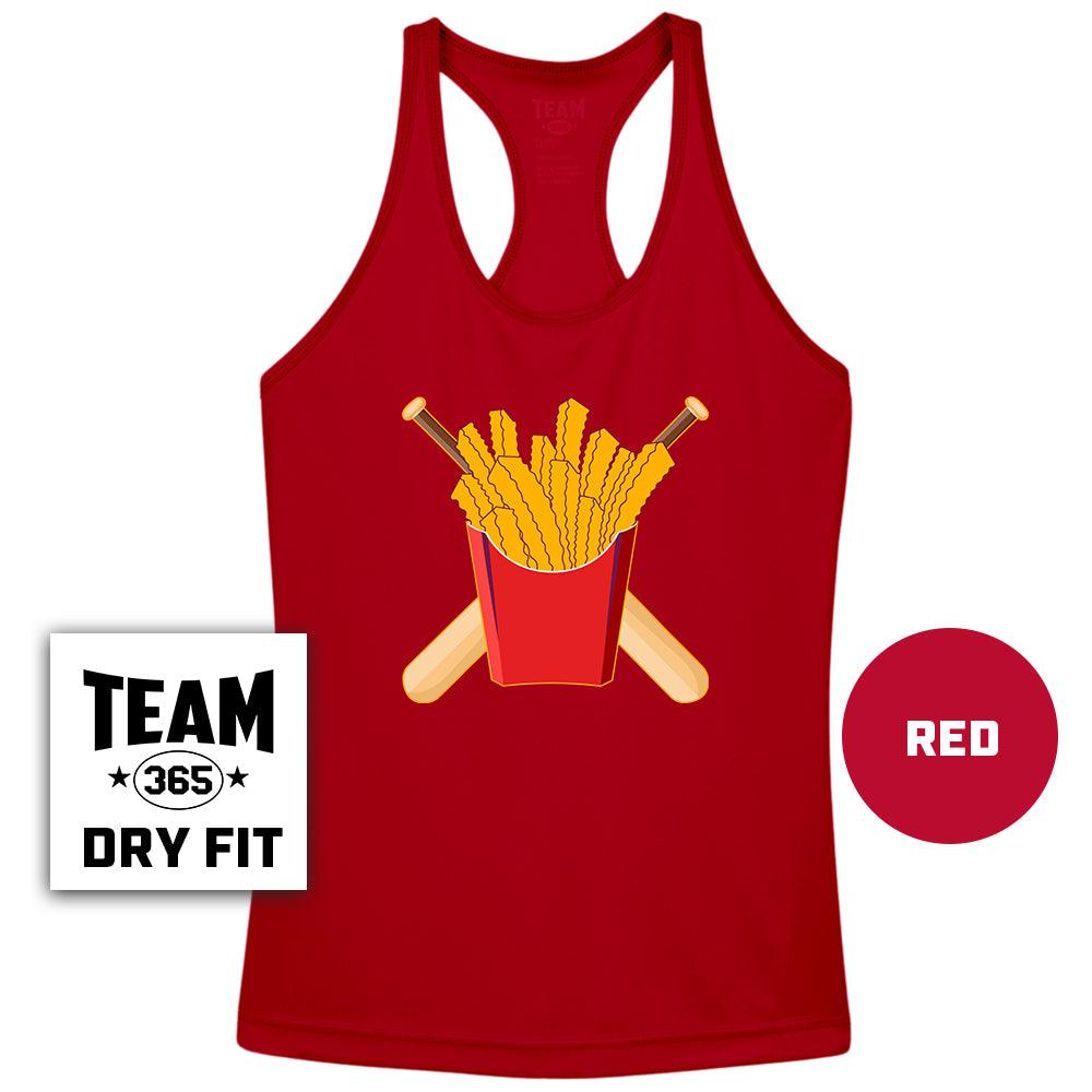 Performance Women’s Racerback T - Team Rally Fries Baseball - 83Swag