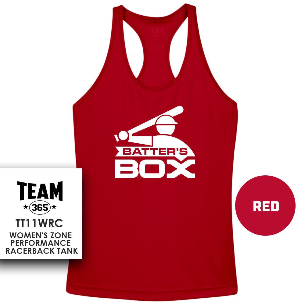 Performance Women’s Racerback T - The Batters Box V1 - 83Swag