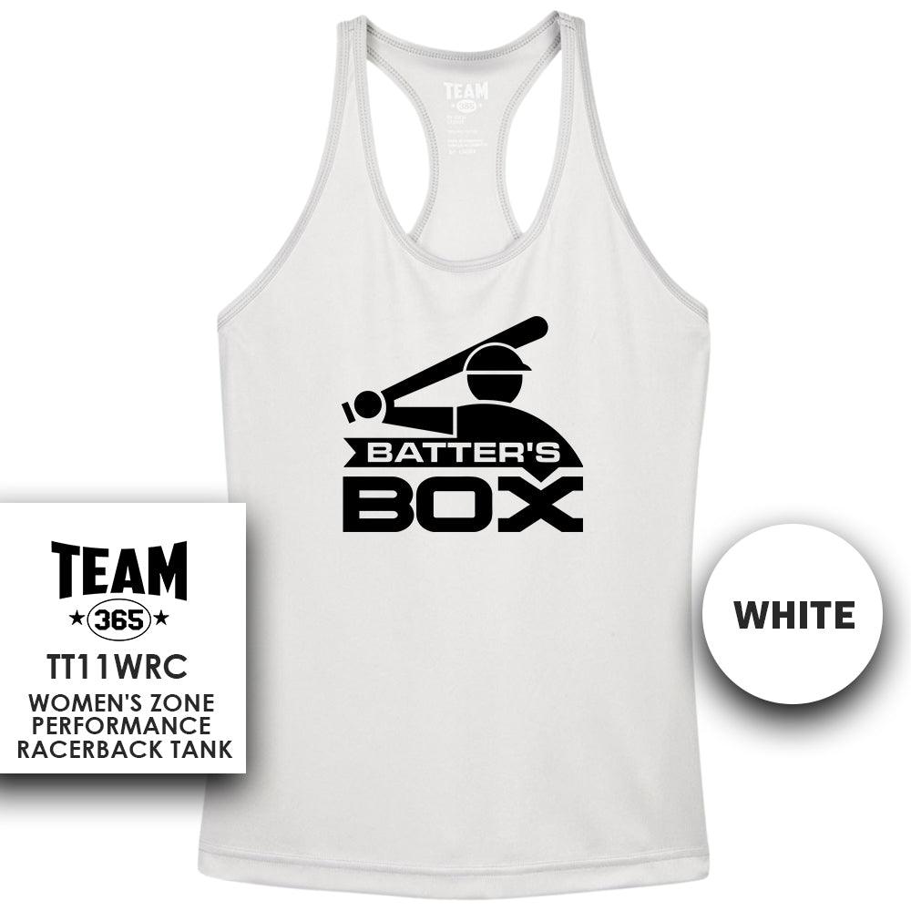 Performance Women’s Racerback T - The Batters Box V1 - 83Swag