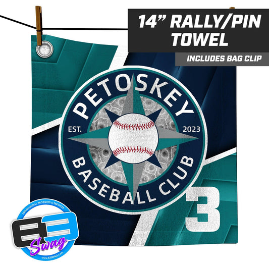 Petoskey Baseball Club - 14"x14" Rally Towel - 83Swag