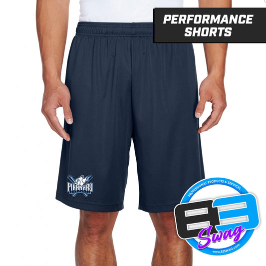 Piranhas Baseball - Youth & Adult Zone Performance Shorts - 83Swag