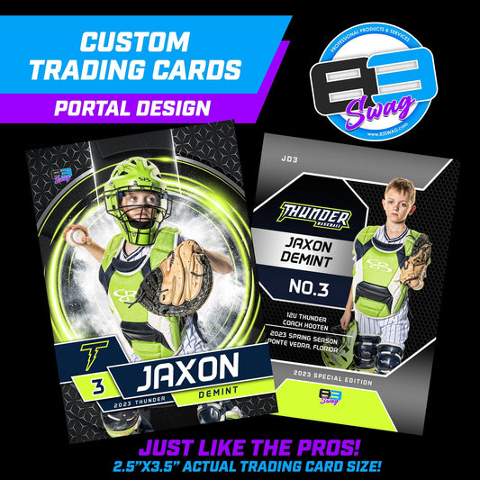 Portal Design - Custom Player Trading Cards - 83Swag