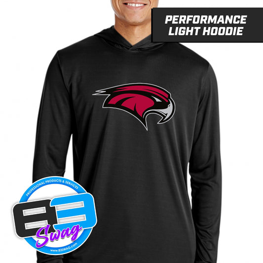 PREP Baseball - Black - Lightweight Performance Hoodie - 83Swag