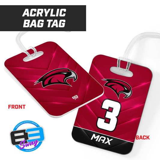 PREP Baseball - Hard Acrylic Bag Tag - 83Swag