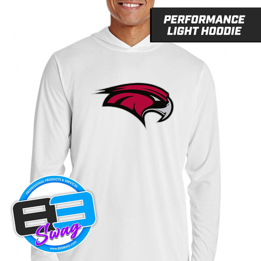 PREP Baseball - White - Lightweight Performance Hoodie - 83Swag