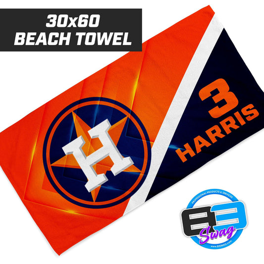 Prosper Astros - 30"x60" Beach Towel - 83Swag