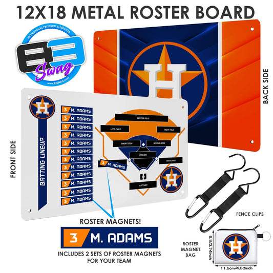 Prosper Astros - Custom Team Roster Magnetic Board - 83Swag