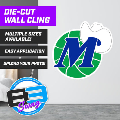 Prosper Mavz Basketball Custom Die-Cut Wall Cling - 83Swag