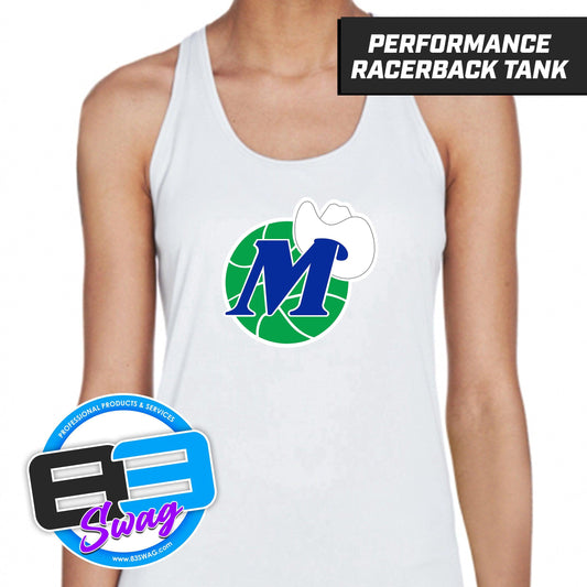 Prosper Mavz Basketball - Women's Zone Performance Racerback Tank - 83Swag