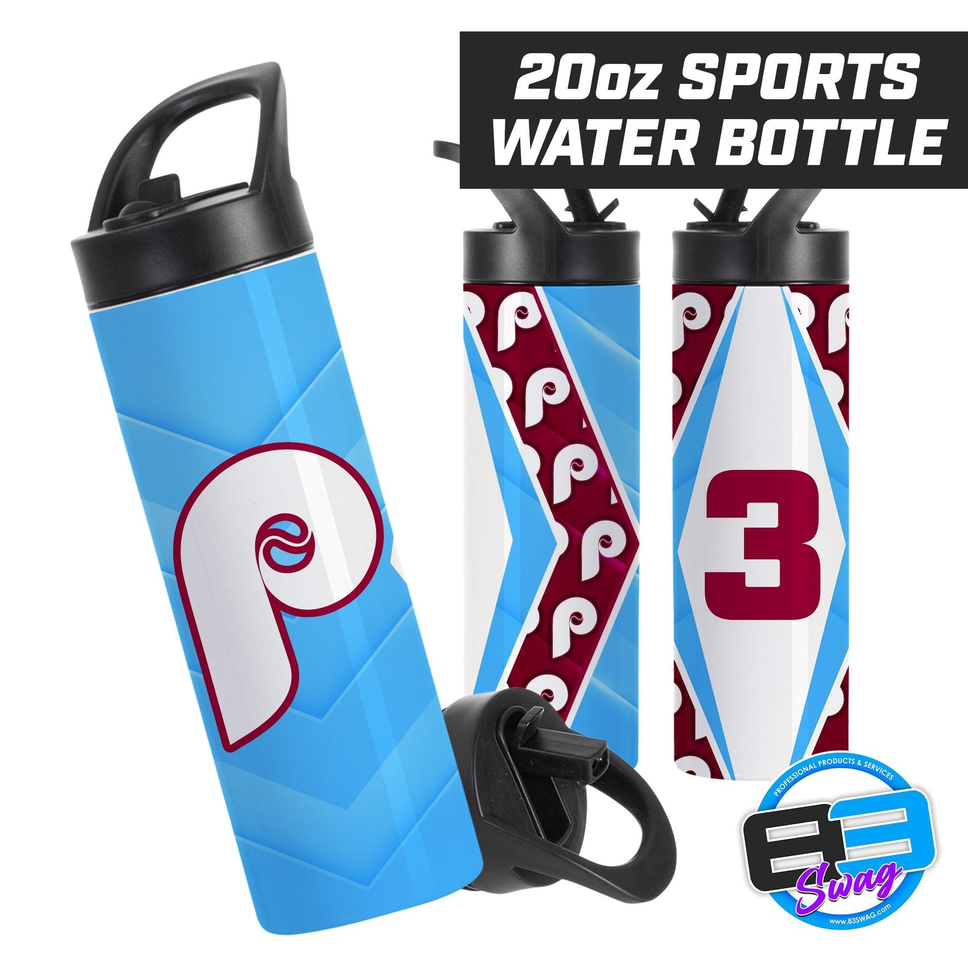 Prosper Phillies Baseball - 20oz Sports Tumbler - 83Swag