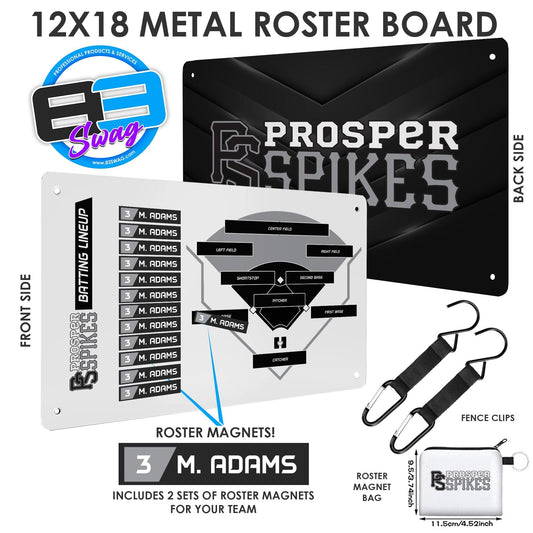 Prosper Spikes - Custom Team Roster Magnetic Board - 83Swag