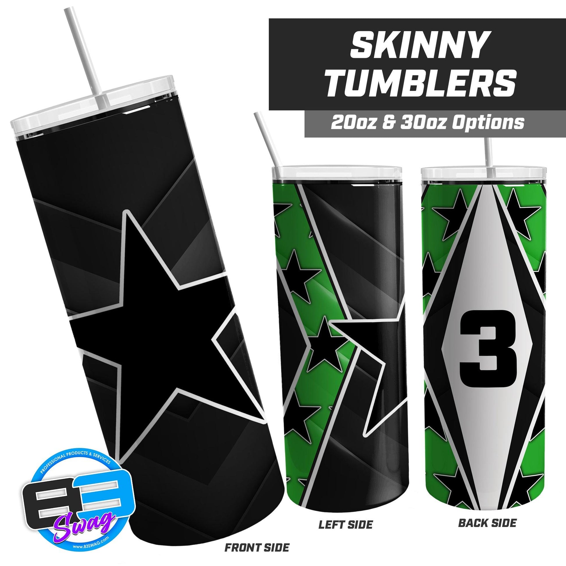 Prosper Stars - 20oz & 30oz Skinny Tumbler - 83Swag