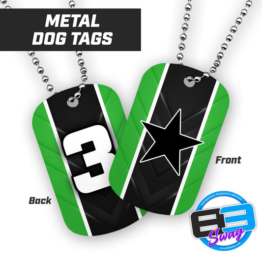 Prosper Stars - Double Sided Dog Tags - Includes Chain - 83Swag