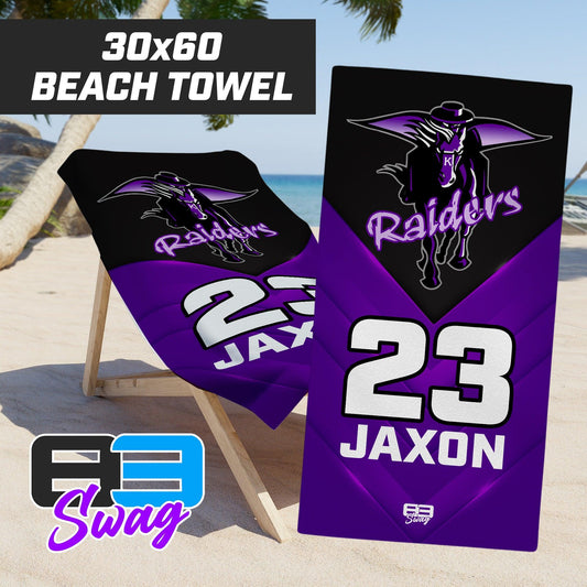 Raiders Soccer - 30"x60" Beach Towel - 83Swag