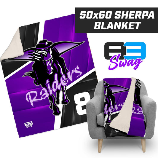 Raiders Soccer - 50”x60” Plush Sherpa Blanket - 83Swag