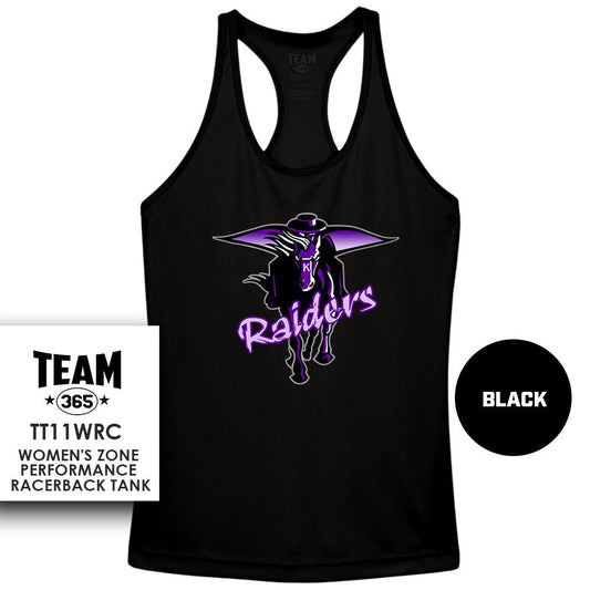 Raiders Soccer - Performance Women’s Racerback T - MULTIPLE COLORS AVAILABLE - 83Swag