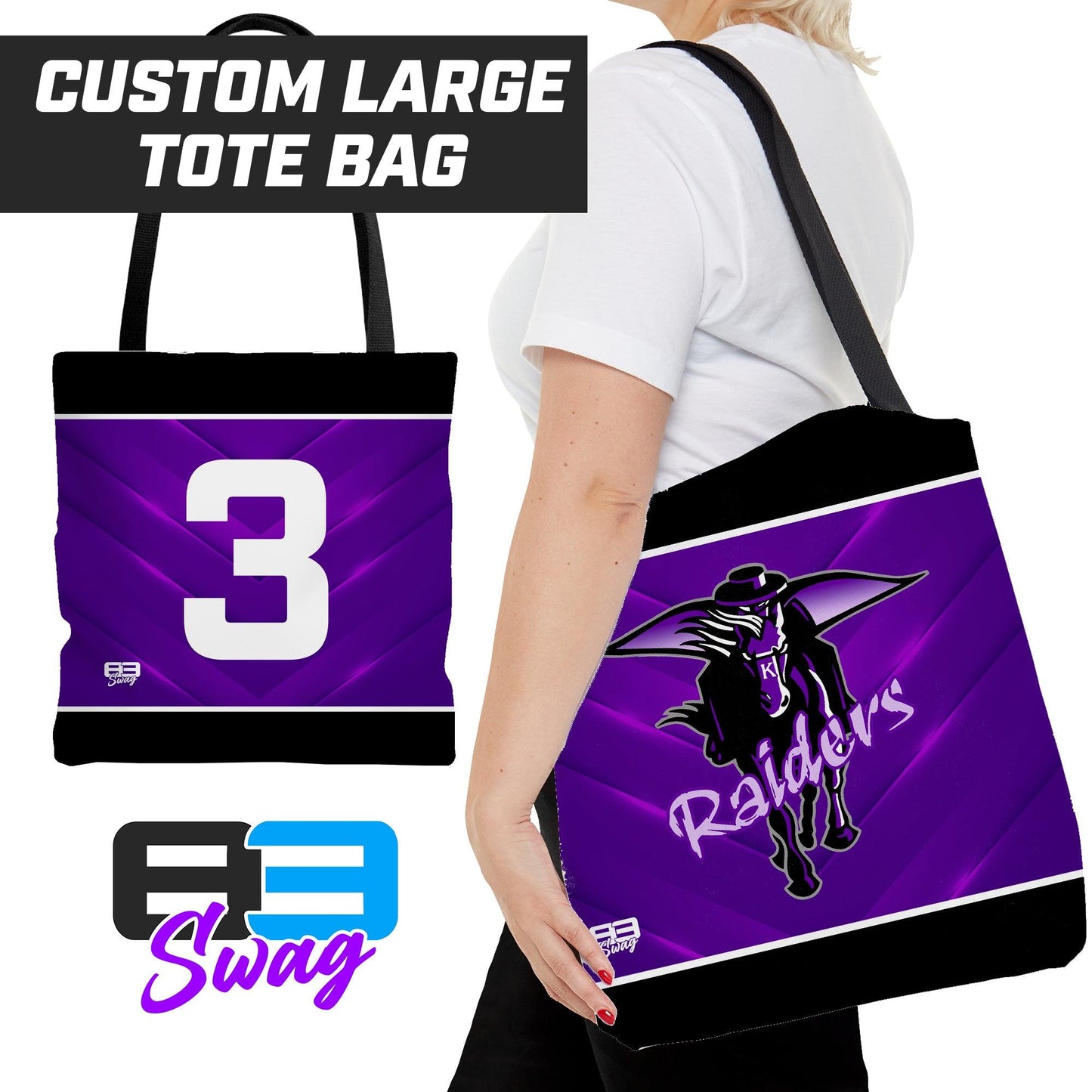 Raiders Soccer - Tote Bag - 83Swag