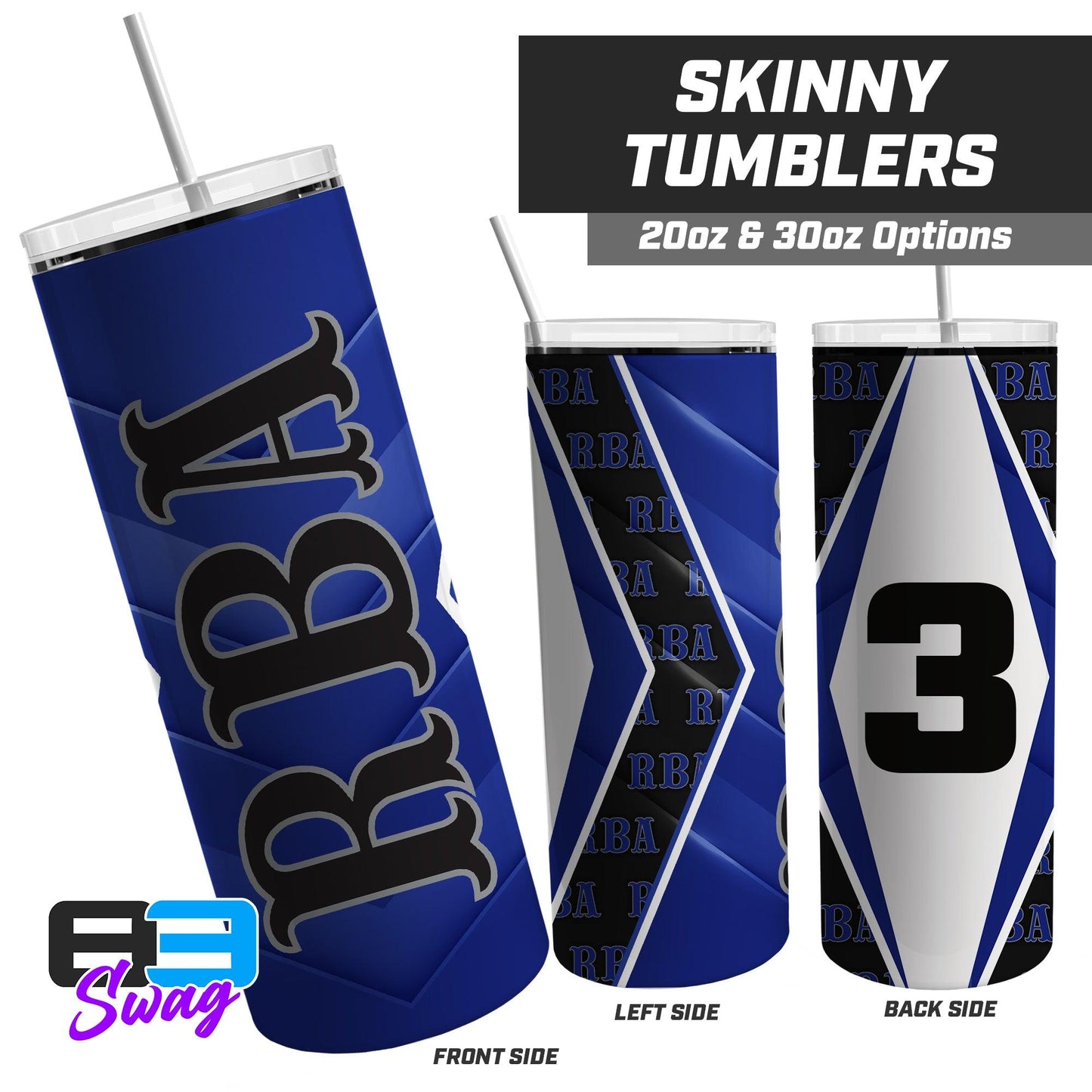 RBA Baseball 2024 Edition - 20oz & 30oz Skinny Tumbler - 83Swag