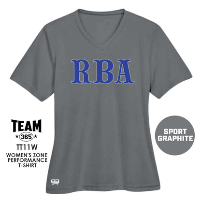 RBA Baseball 2024 Edition - Cool & Dry Performance Women's Shirt - MULTIPLE COLORS AVAILABLE - 83Swag